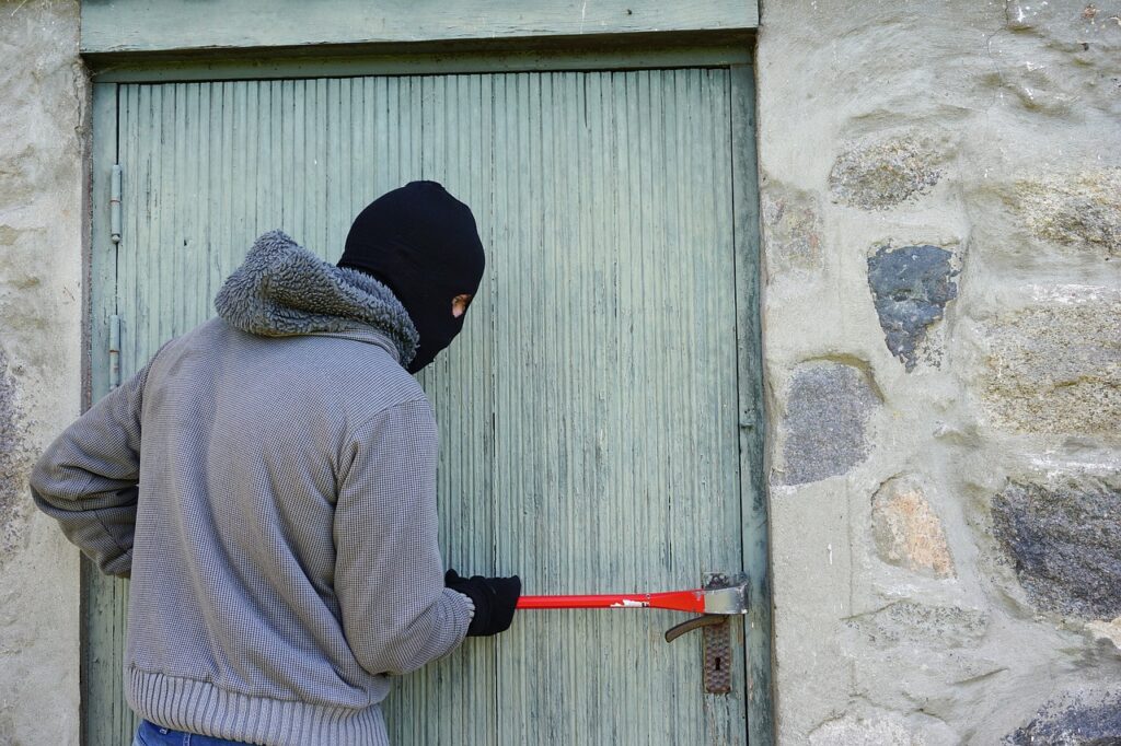 Dieb Einbruch Schuppen Schuppen im Garten vor Einbrechern schützen