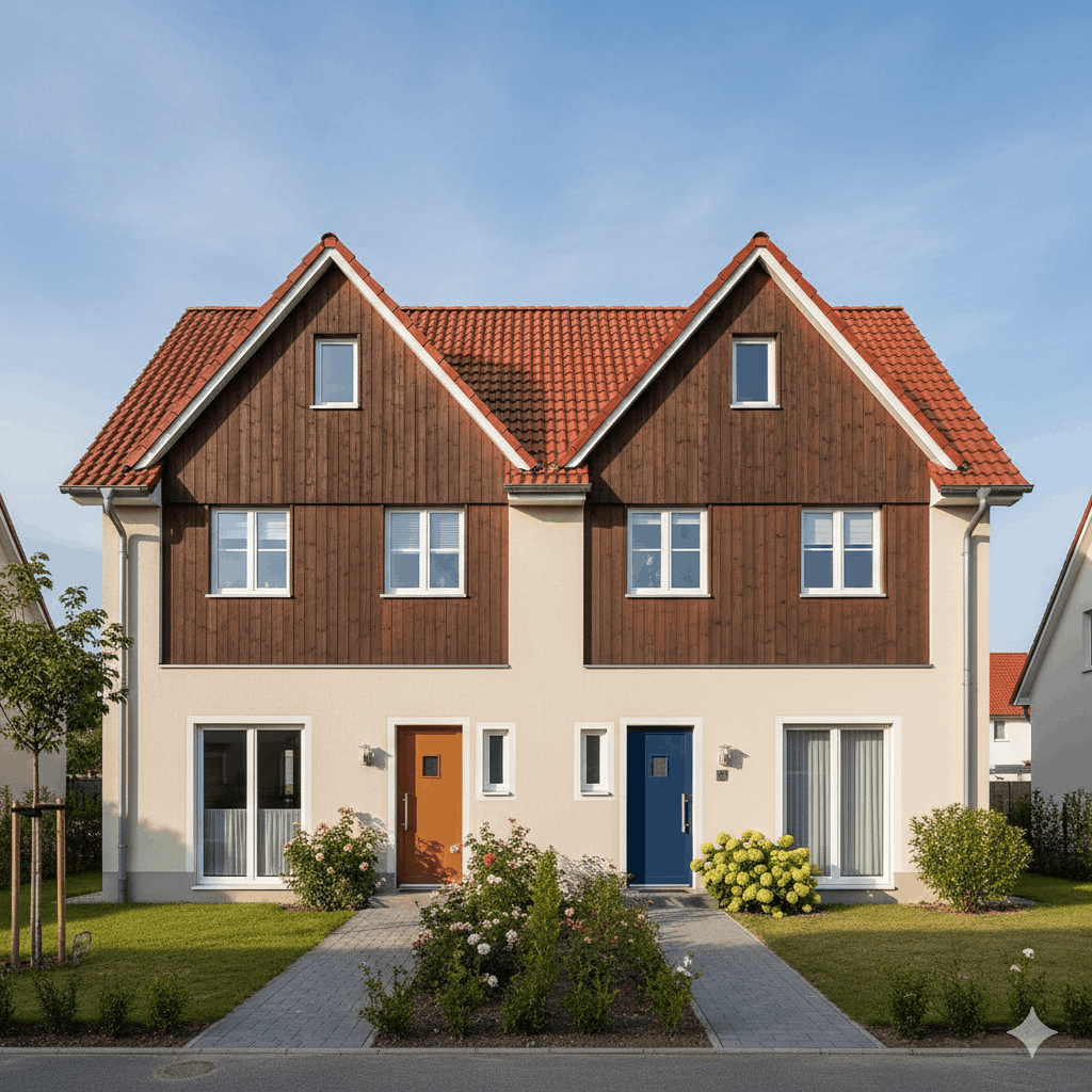 Haus Wohnung Immobilien Doppelhaushälfte – Vorteile und Nachteile im Blick