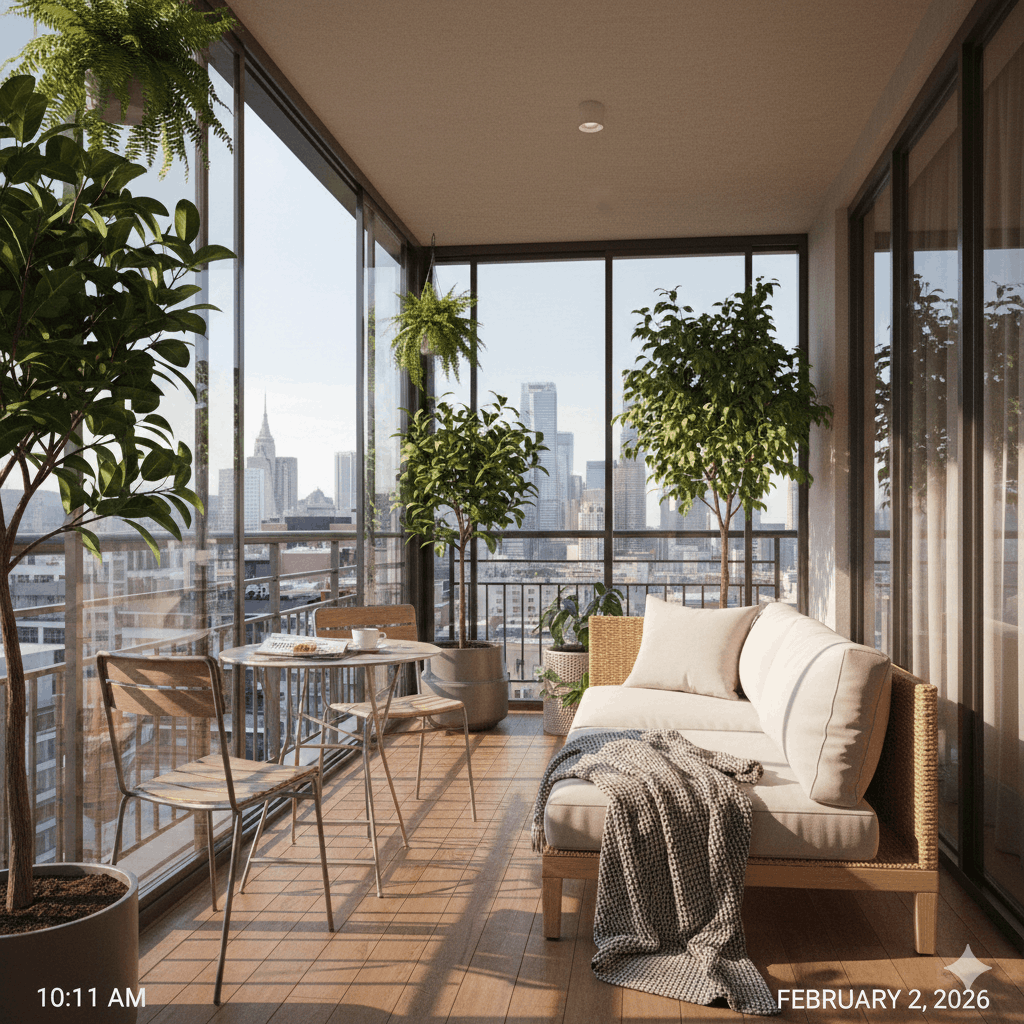 Moderne Loggia Beispiel Loggia in der Wohnung Was ist das