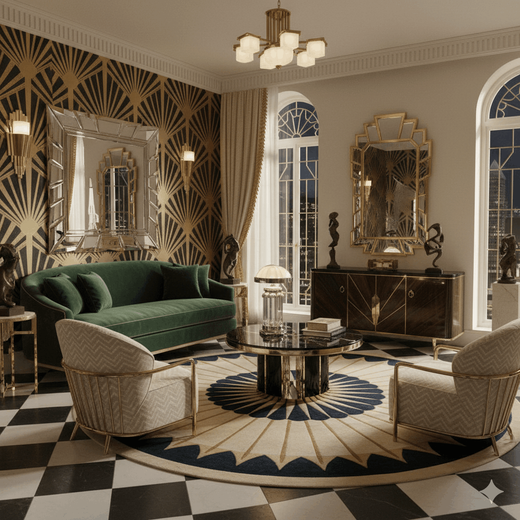Einrichtungsstil Art Deco 2026 Luxus trifft Moderne
