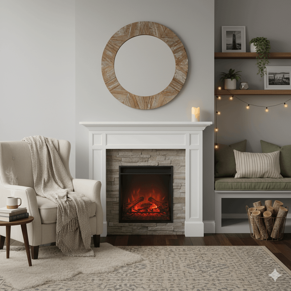 Kleine Kaminecke einrichten Ideen & Trends 2026