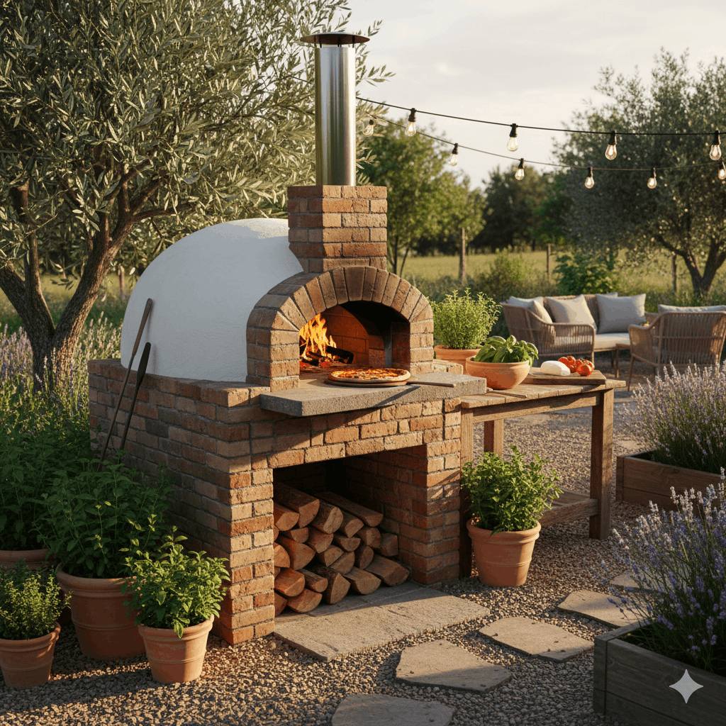 Pizzaofen für draußen Holz oder Gas, was passt zu dir