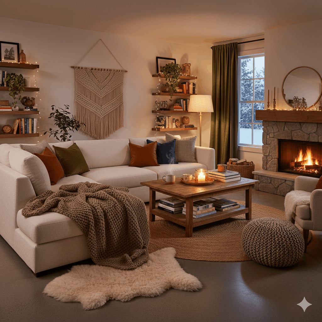 Wohnzimmer Inspiration gemütlich 2026