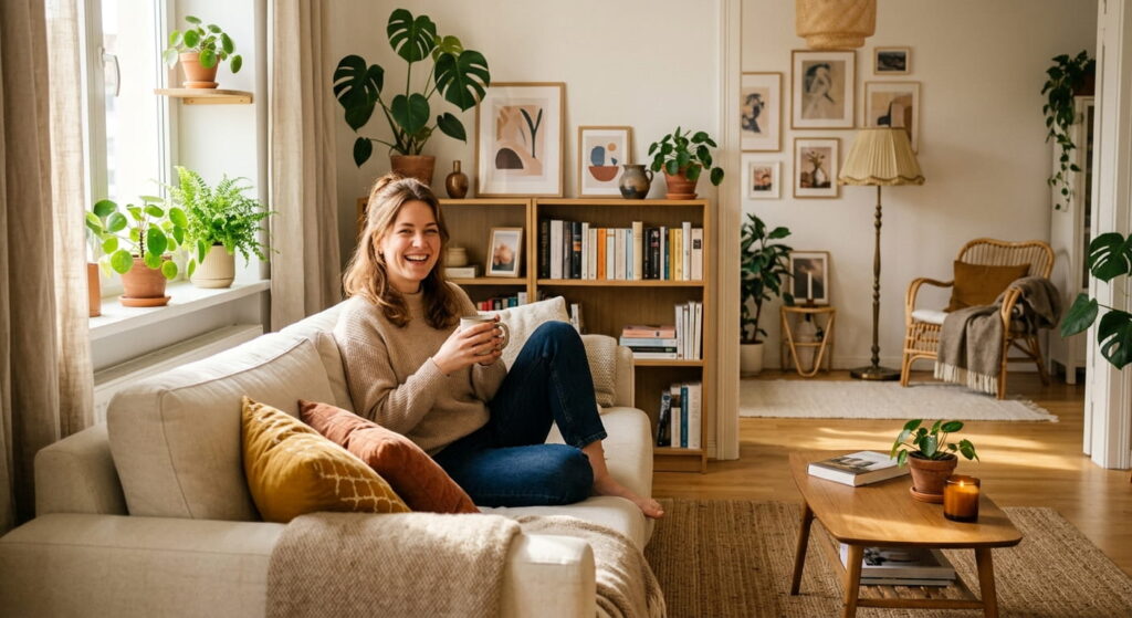 Glückliche Frau Einrichtung wohnung-und-einrichtung.de Sidebar 2